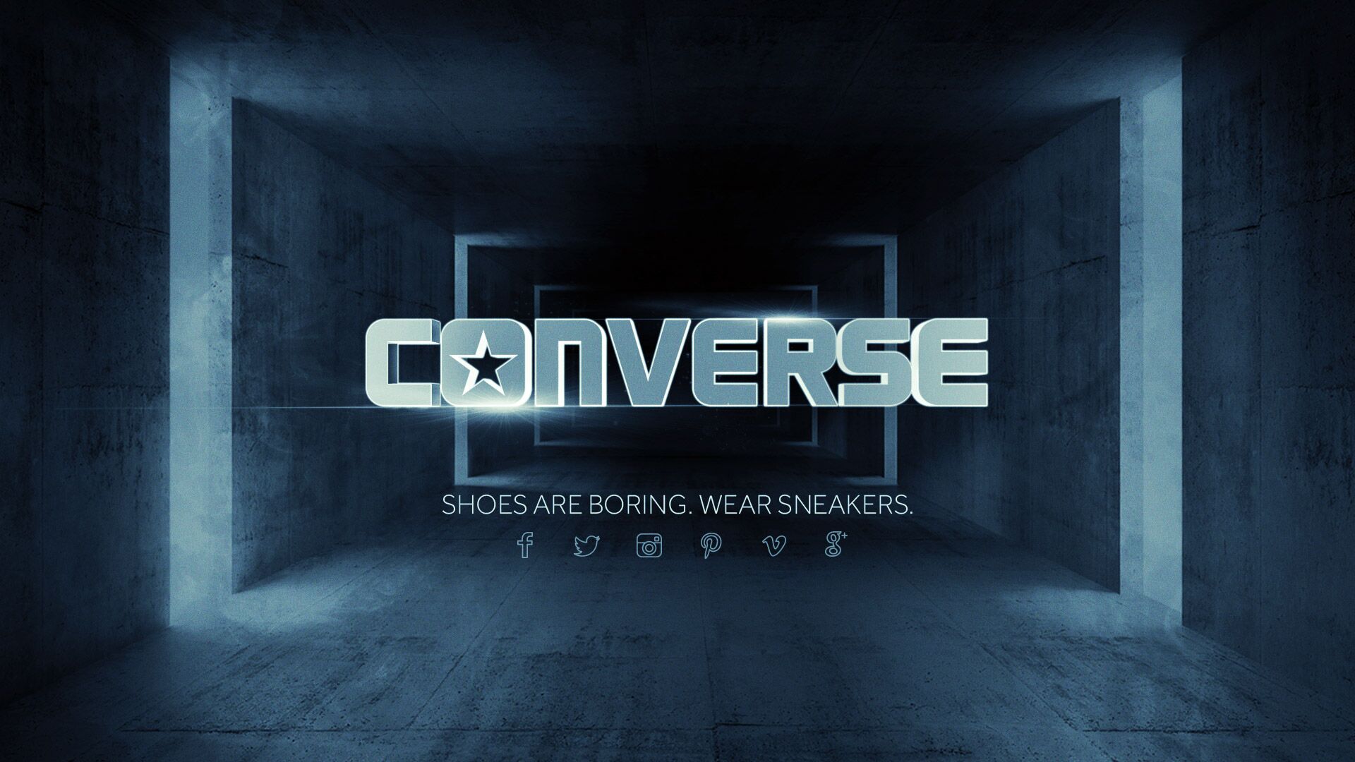 Download Red Sneaker Converse Logo Wallpaper | Wallpapers.com